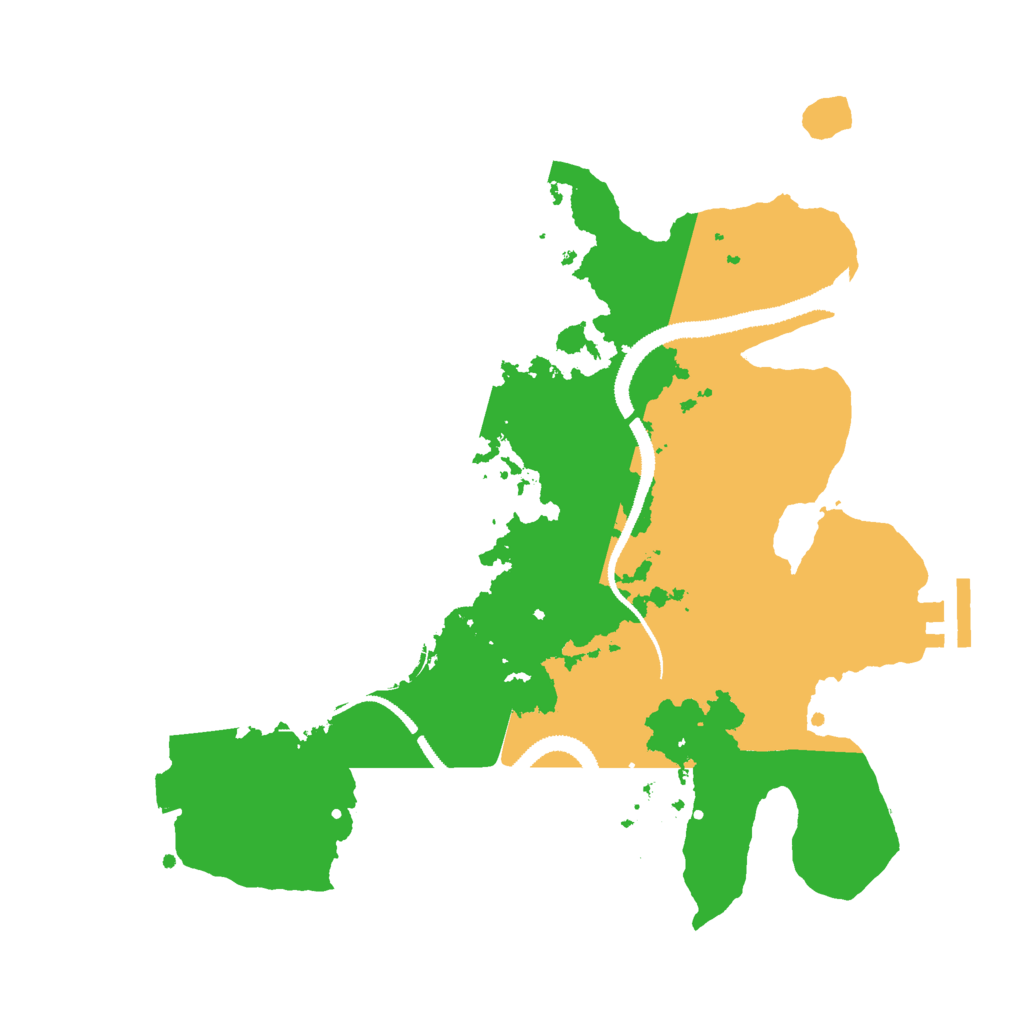 Biome Rust Map: Procedural Map, Size: 3000, Seed: 19265738