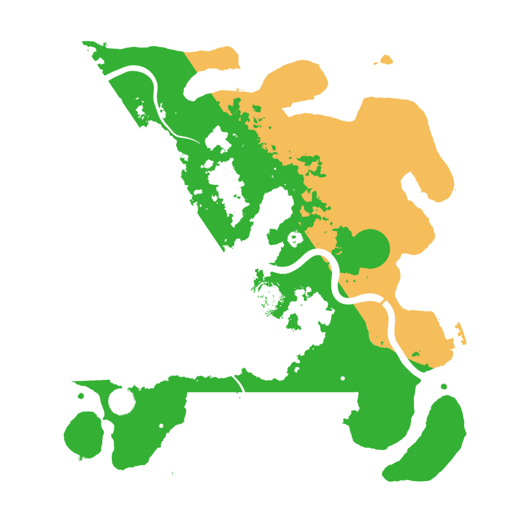 Biome Rust Map: Procedural Map, Size: 3500, Seed: 578472656