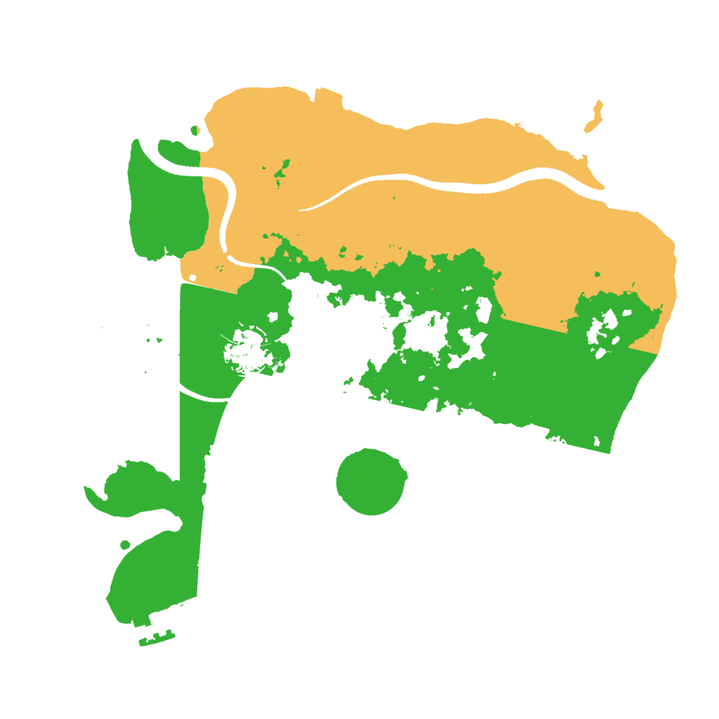 Biome Rust Map: Procedural Map, Size: 3000, Seed: 91211295