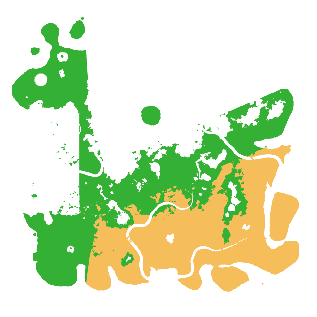 Biome Rust Map: Procedural Map, Size: 4500, Seed: 1995723719
