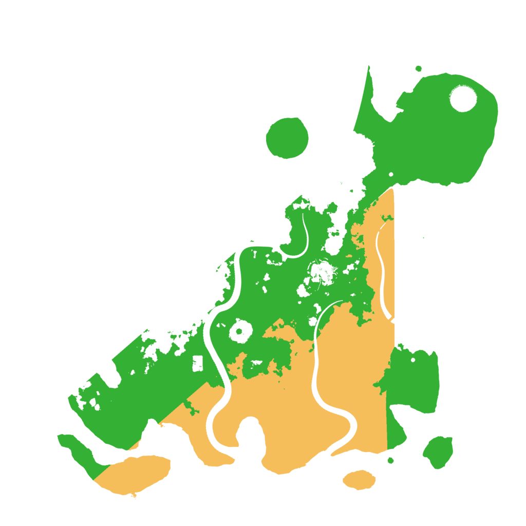 Biome Rust Map: Procedural Map, Size: 3500, Seed: 1852390814