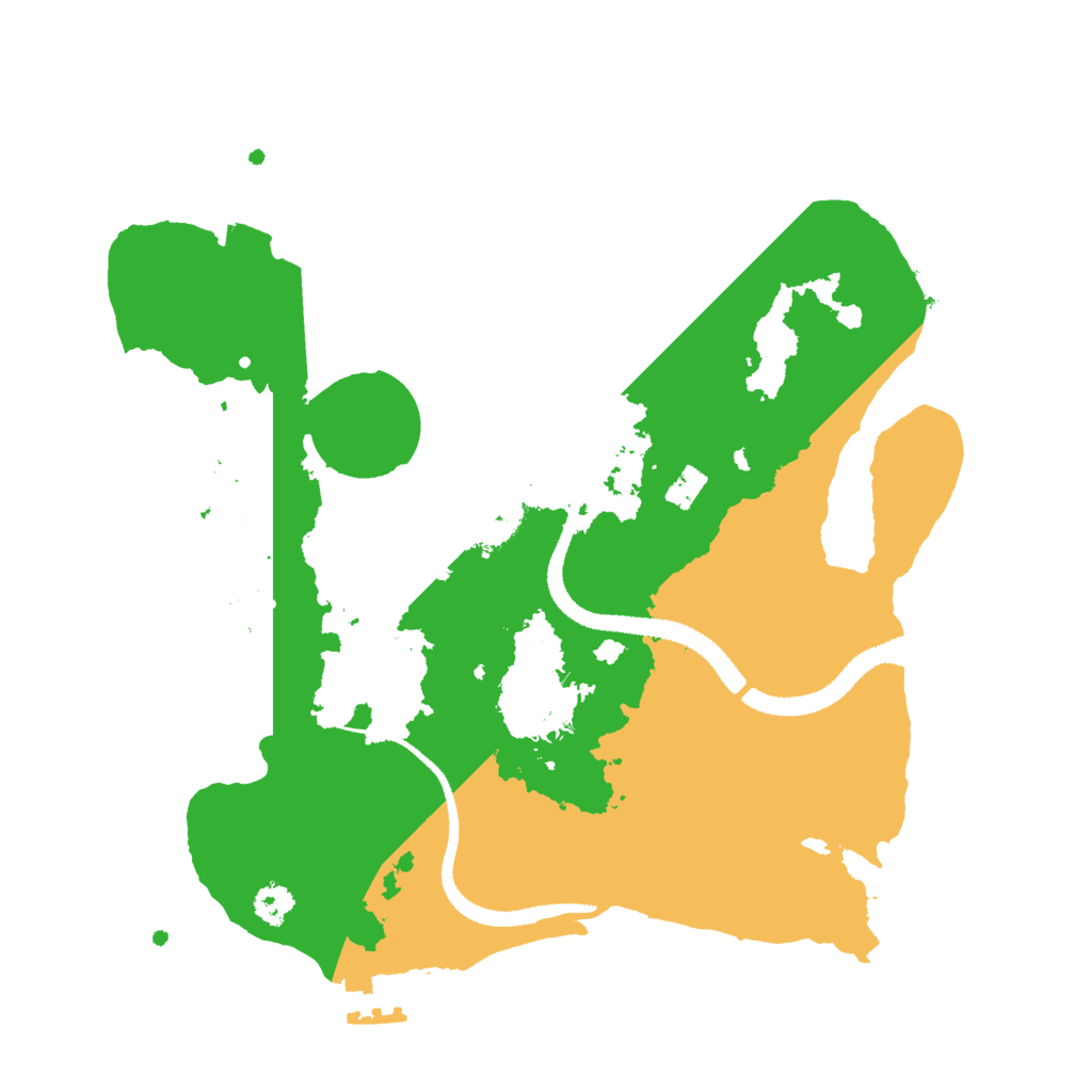 Biome Rust Map: Procedural Map, Size: 2800, Seed: 2118273578