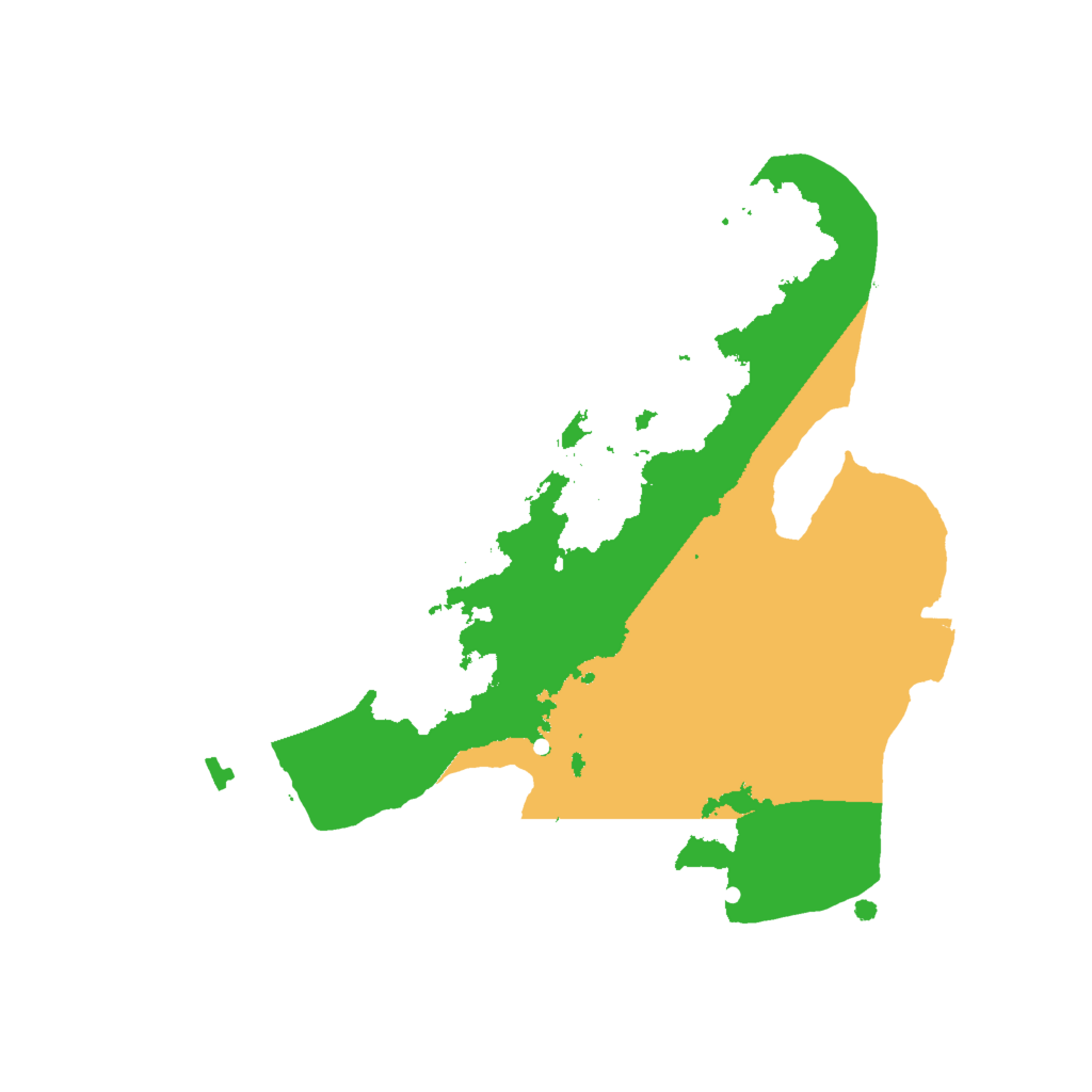 Biome Rust Map: Procedural Map, Size: 2000, Seed: 28460707