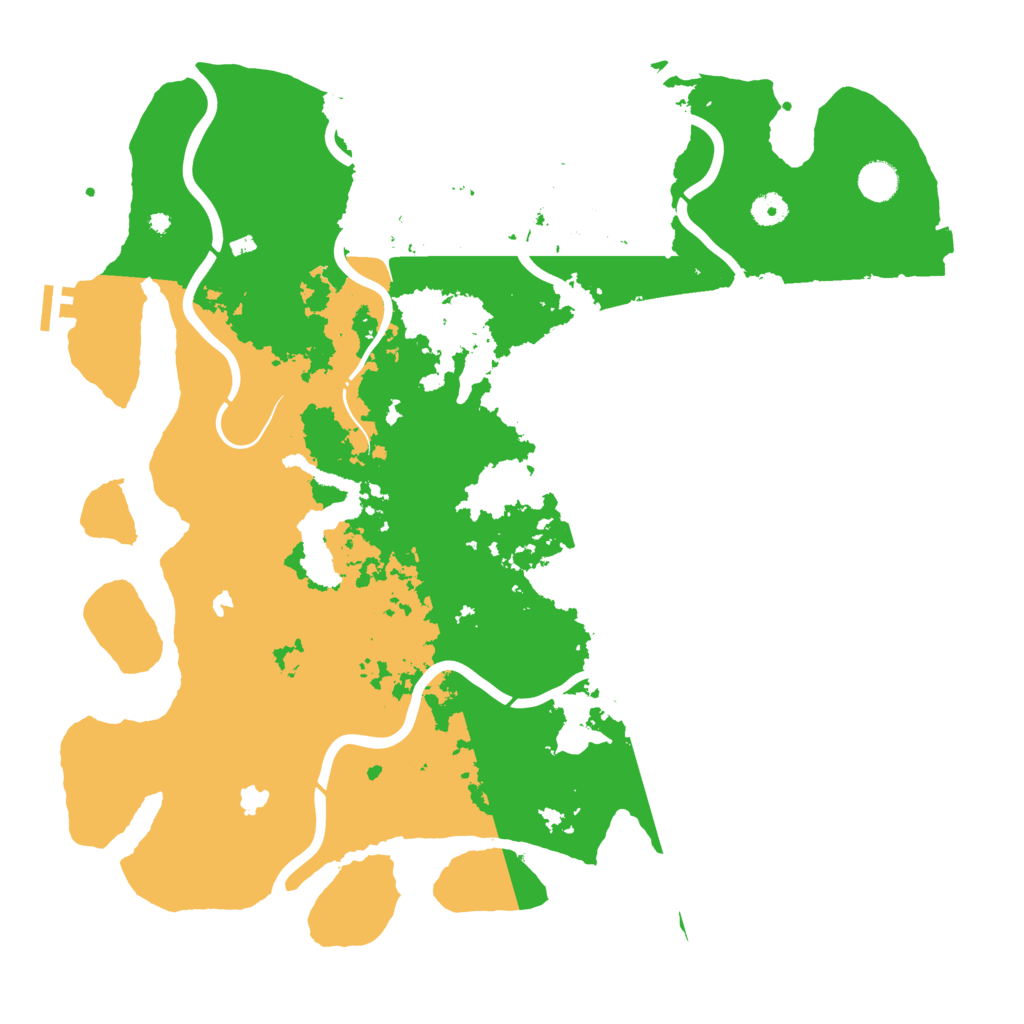 Biome Rust Map: Procedural Map, Size: 4500, Seed: 1973755050
