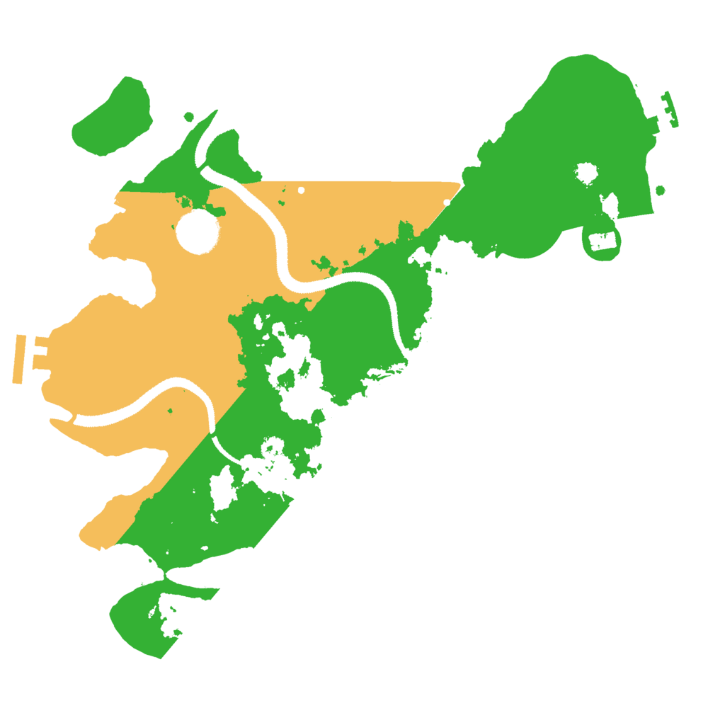 Biome Rust Map: Procedural Map, Size: 3000, Seed: 338986828