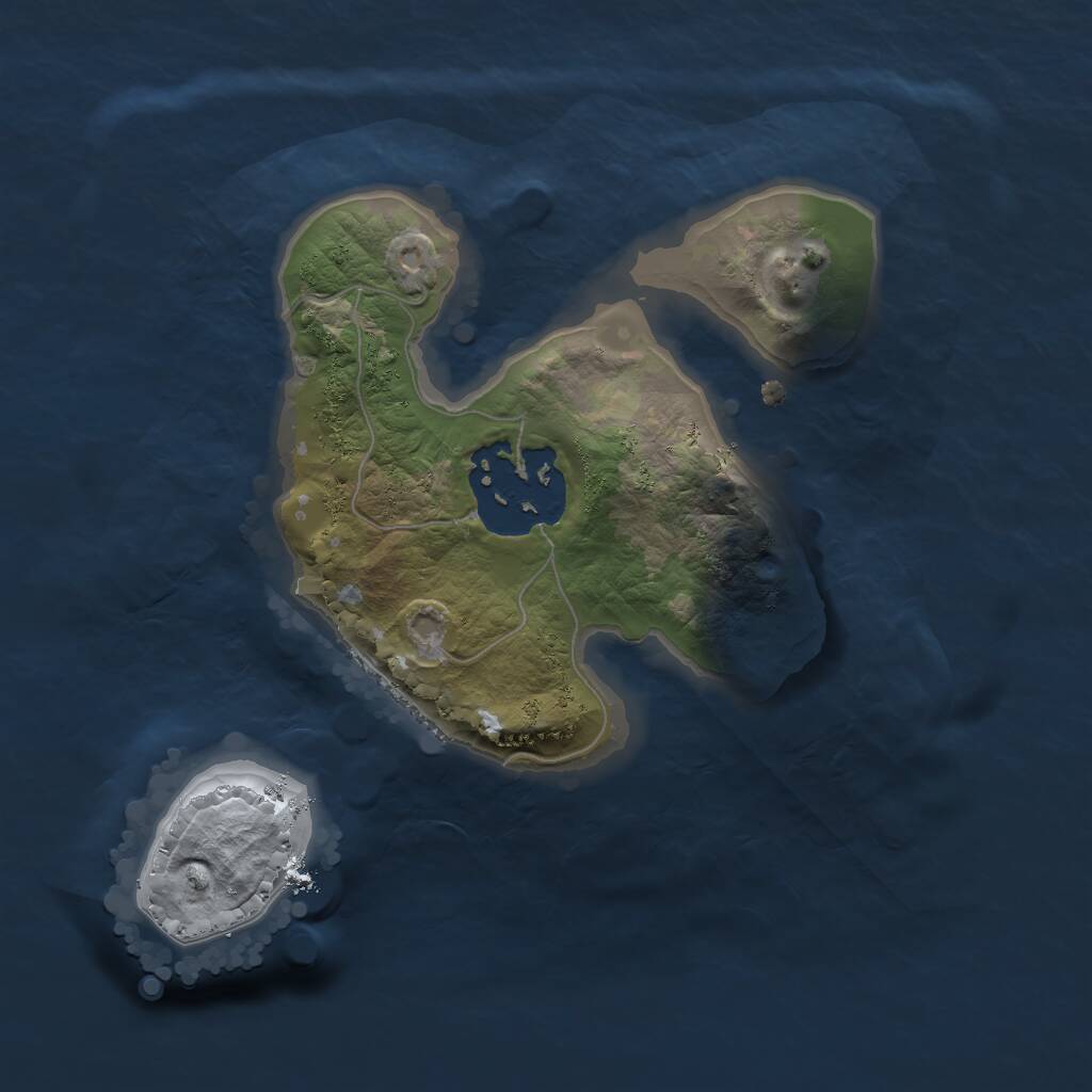 Rust Map: Procedural Map, Size: 1700, Seed: 12348, 2 Monuments
