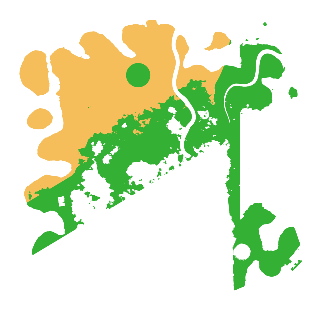 Biome Rust Map: Procedural Map, Size: 3500, Seed: 1729871699