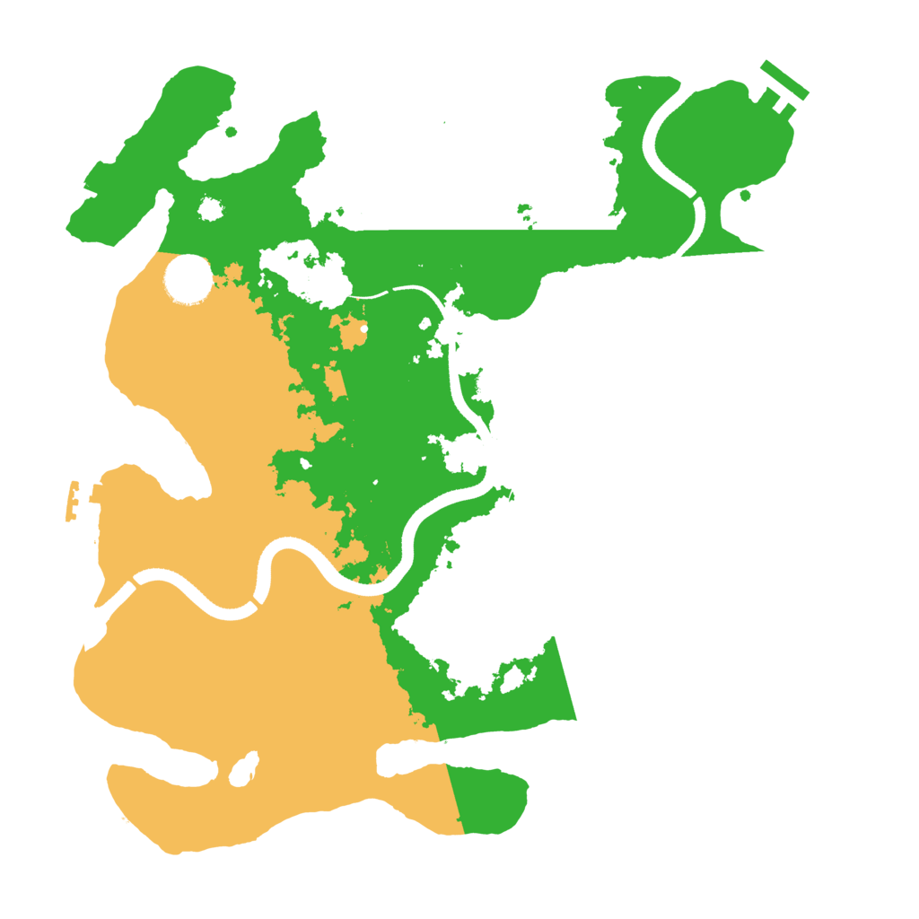 Biome Rust Map: Procedural Map, Size: 3400, Seed: 995825776