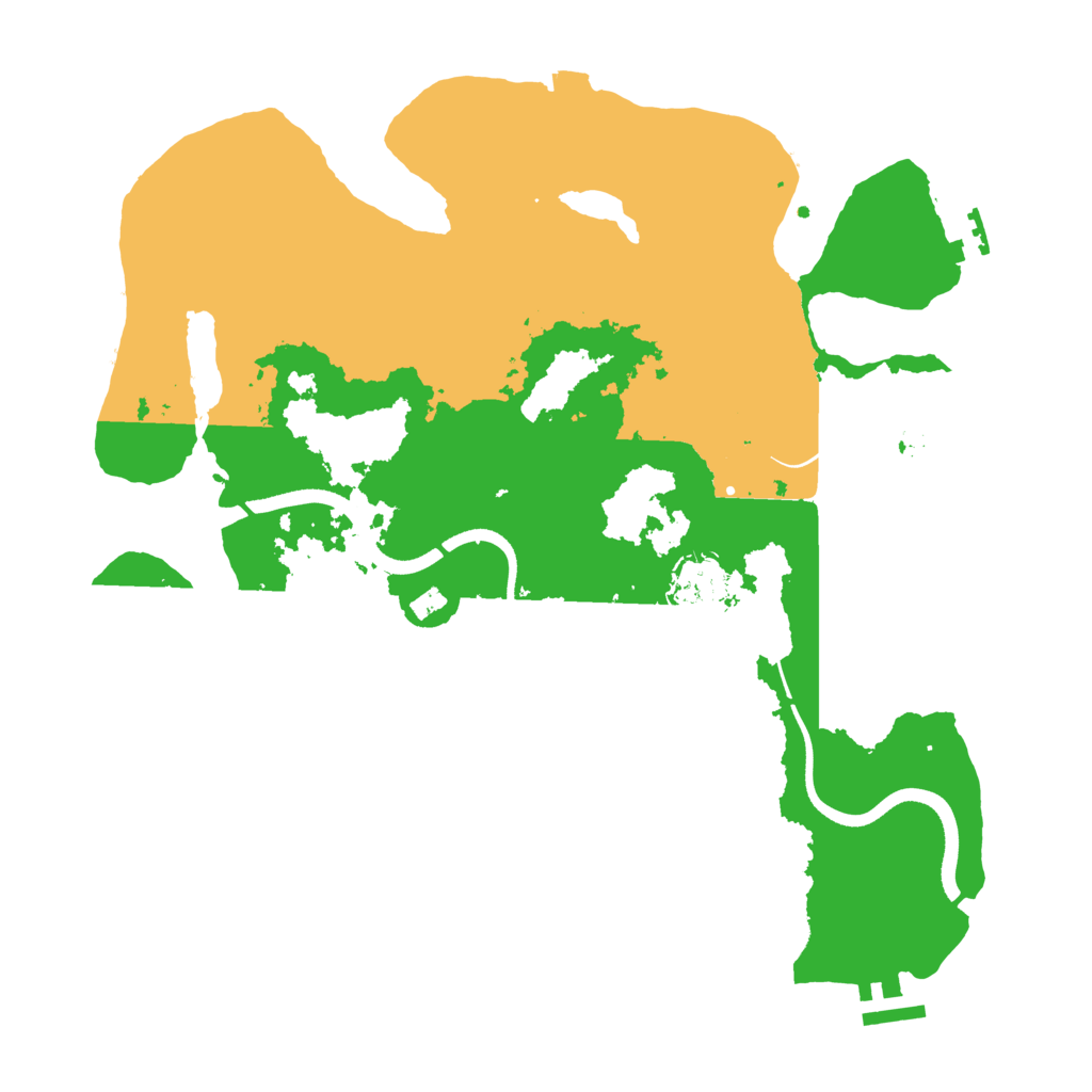 Biome Rust Map: Procedural Map, Size: 3500, Seed: 2417022