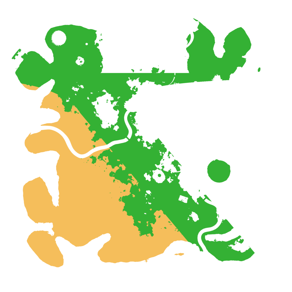 Biome Rust Map: Procedural Map, Size: 3500, Seed: 884754342