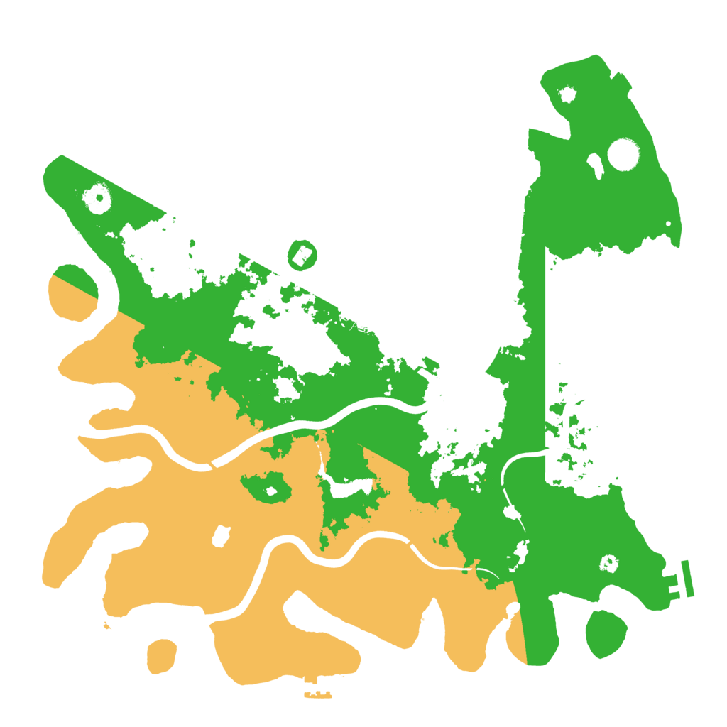 Biome Rust Map: Procedural Map, Size: 4000, Seed: 5698743