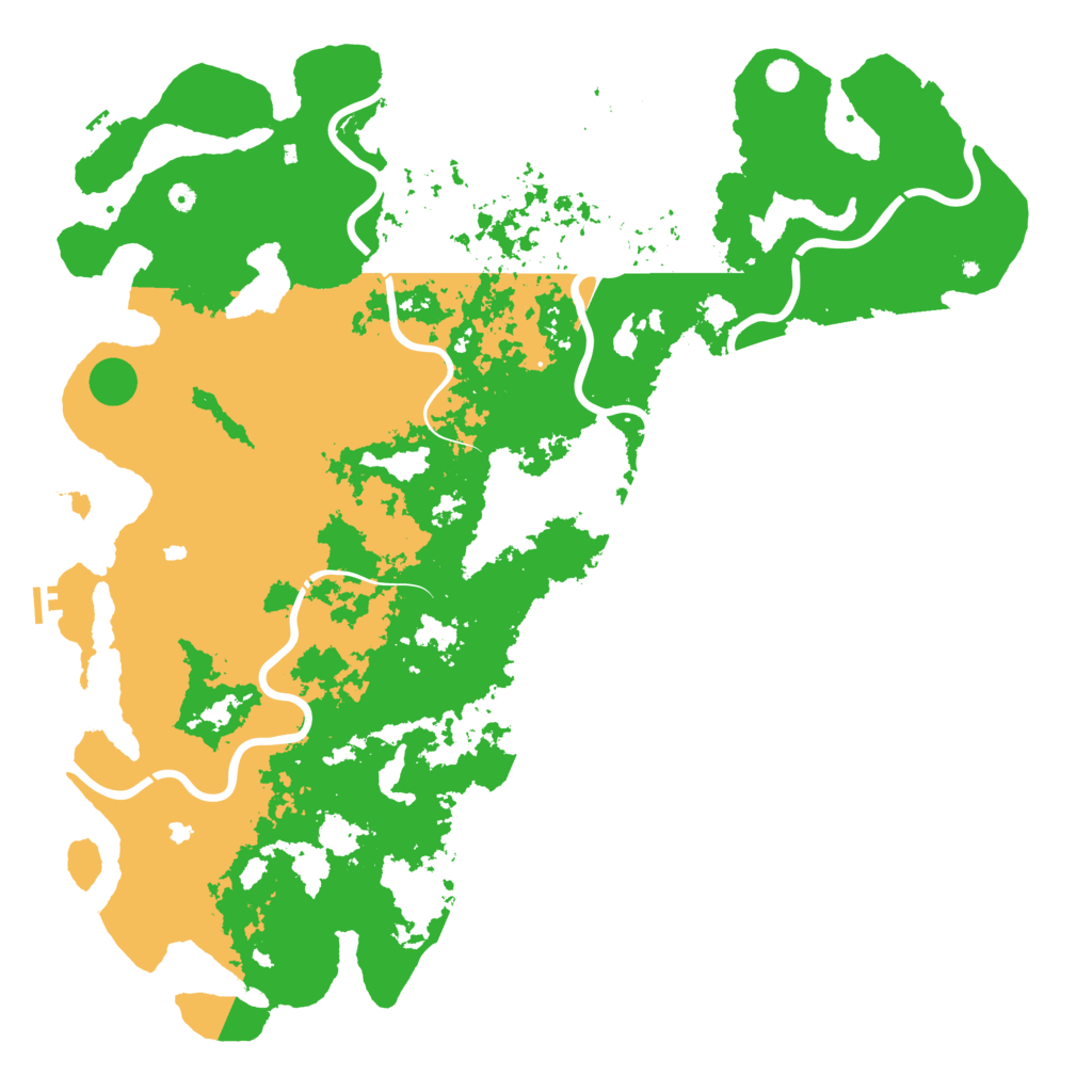 Biome Rust Map: Procedural Map, Size: 6000, Seed: 1017195116