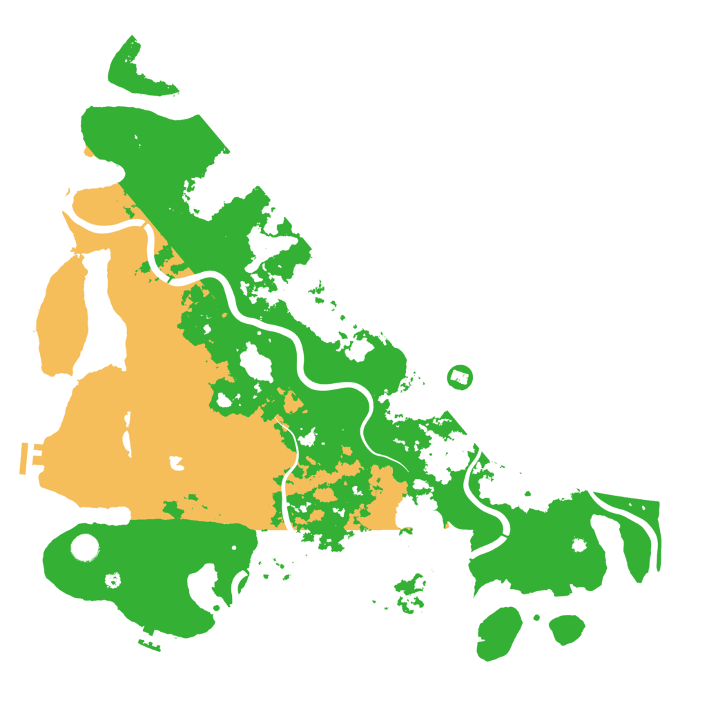 Biome Rust Map: Procedural Map, Size: 4499, Seed: 1234567890