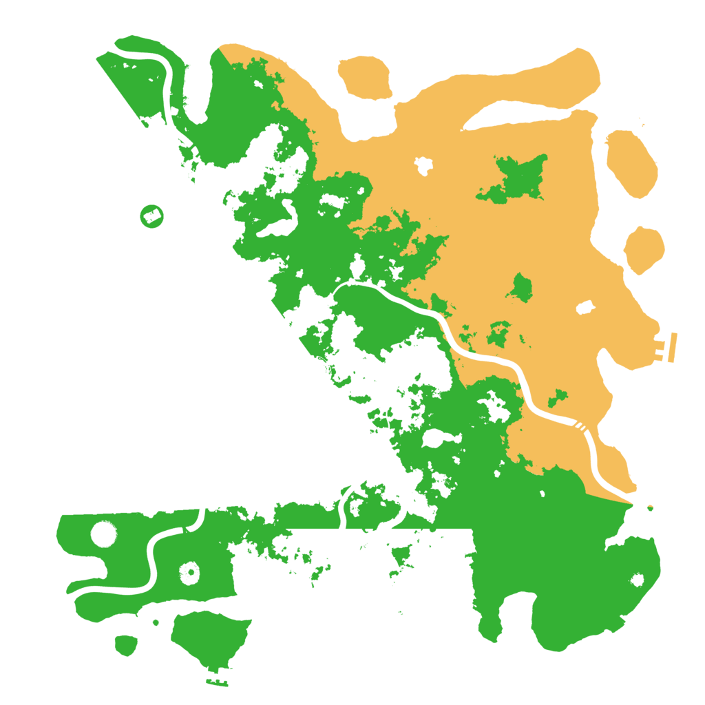 Biome Rust Map: Procedural Map, Size: 4800, Seed: 482223992