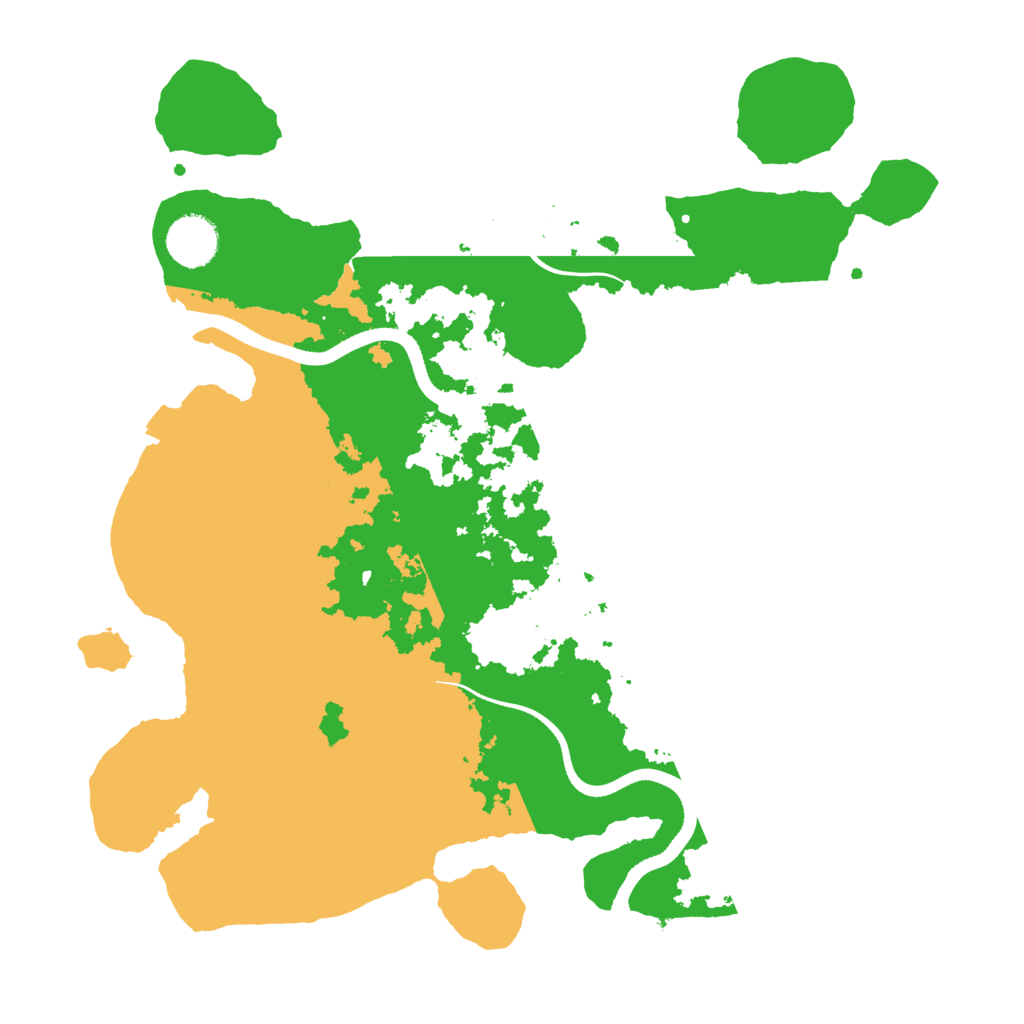 Biome Rust Map: Procedural Map, Size: 3500, Seed: 1970636168
