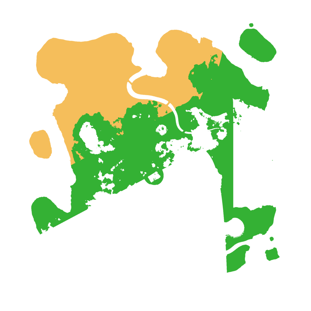 Biome Rust Map: Procedural Map, Size: 3000, Seed: 918255251