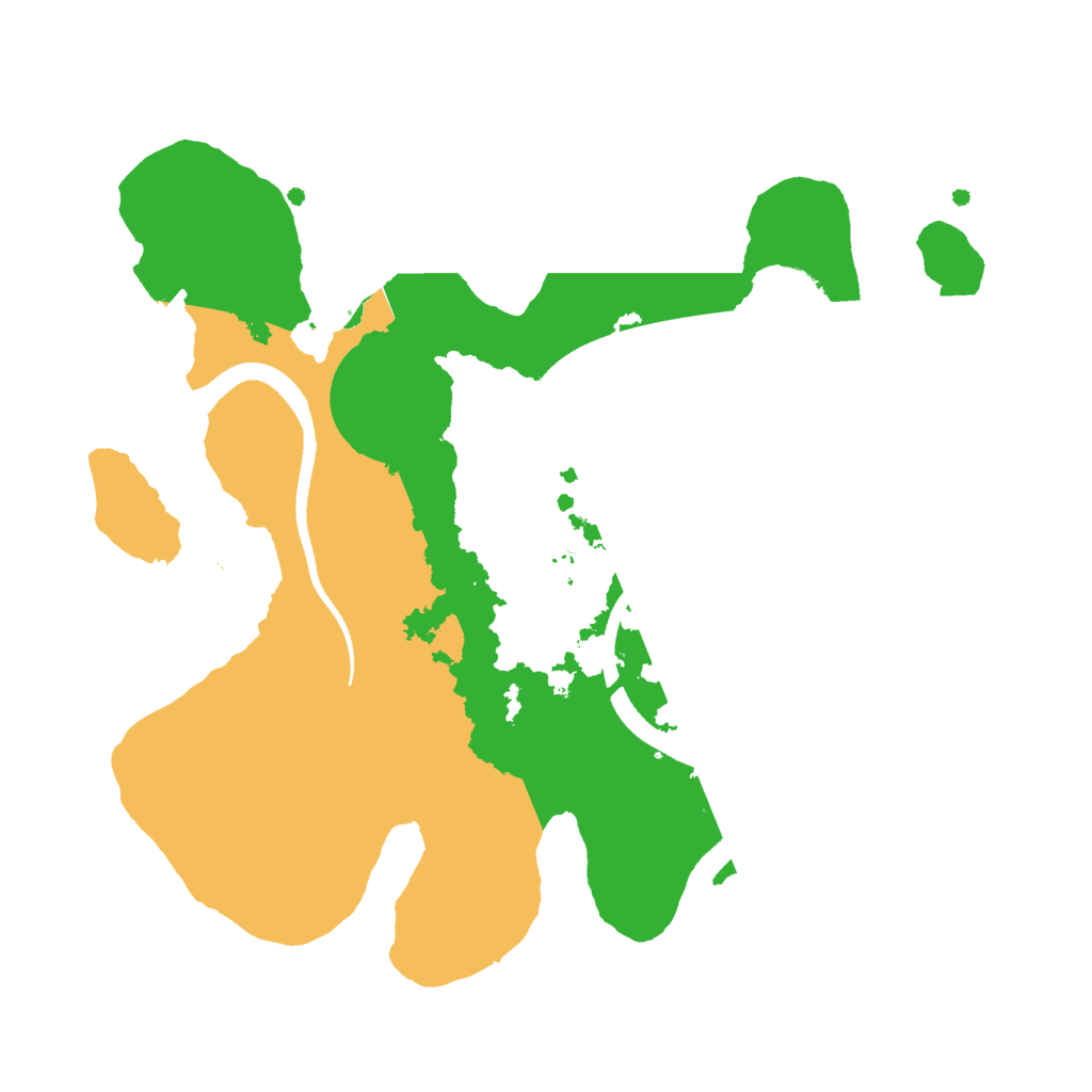 Biome Rust Map: Procedural Map, Size: 2500, Seed: 34263