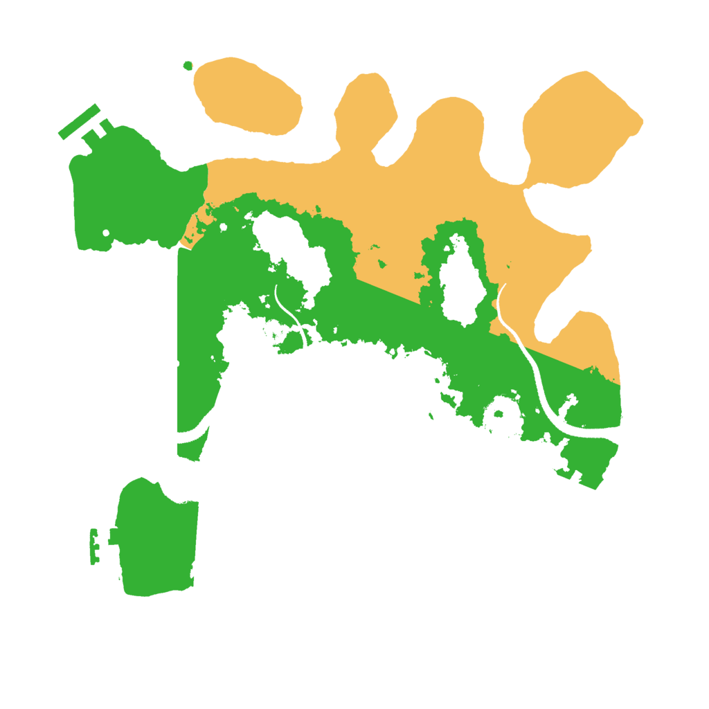 Biome Rust Map: Procedural Map, Size: 3000, Seed: 77298