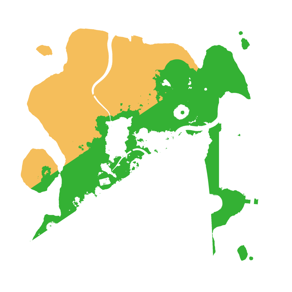 Biome Rust Map: Procedural Map, Size: 3000, Seed: 5436644