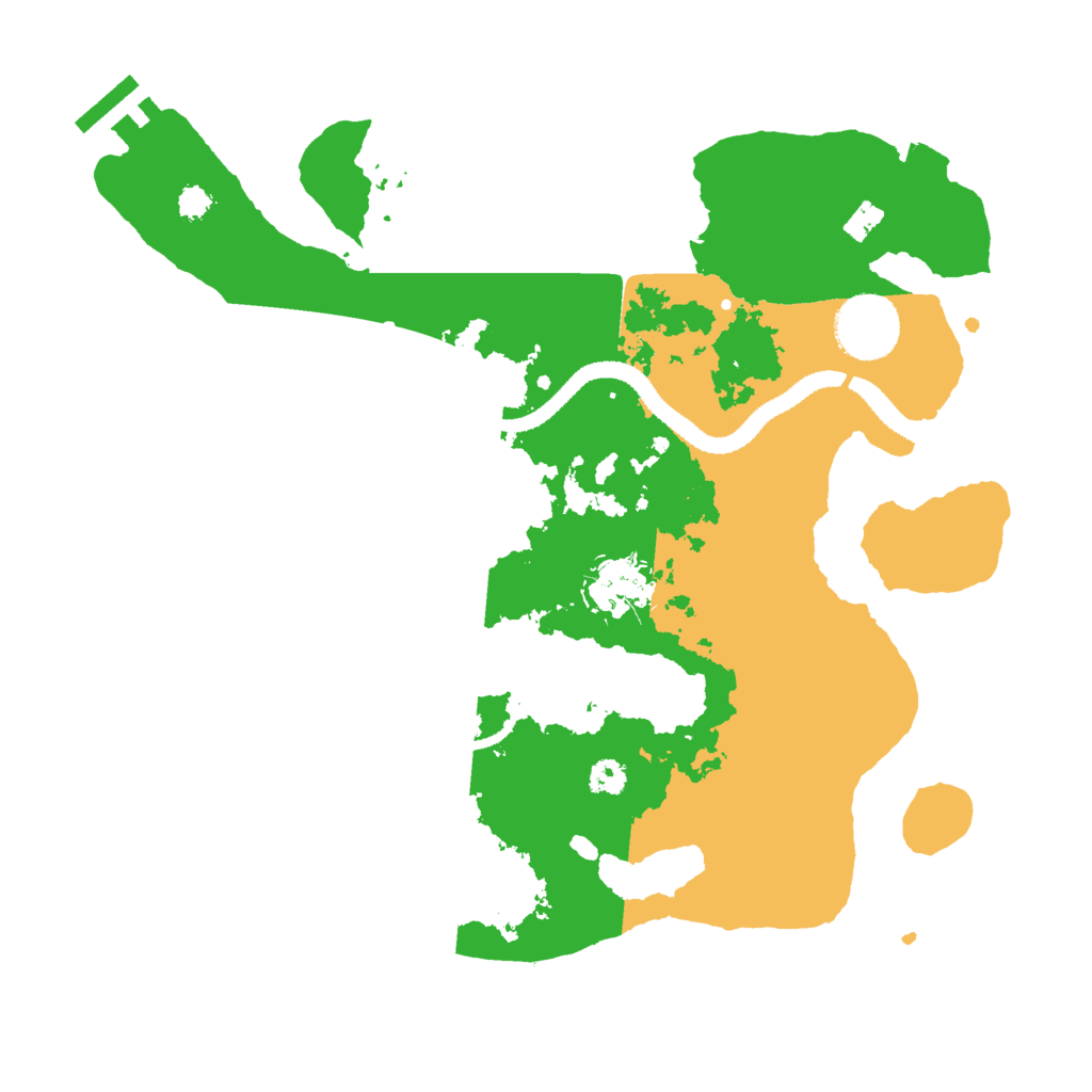 Biome Rust Map: Procedural Map, Size: 3000, Seed: 261007343
