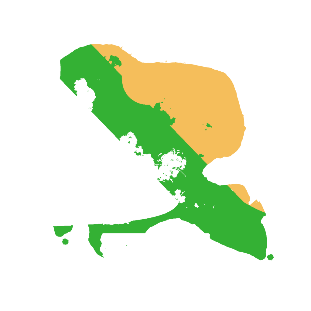 Biome Rust Map: Procedural Map, Size: 2000, Seed: 334468080