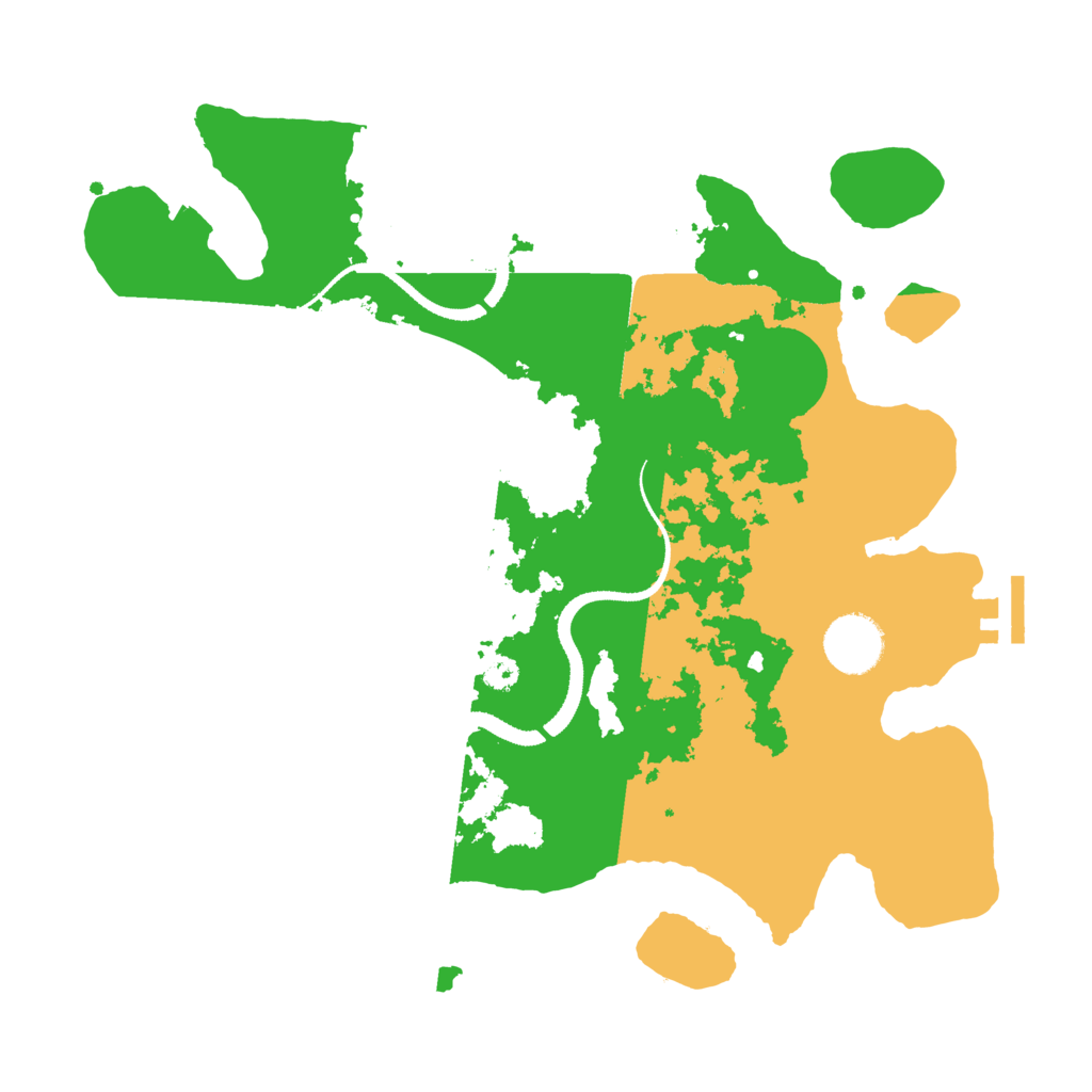 Biome Rust Map: Procedural Map, Size: 3250, Seed: 2355414