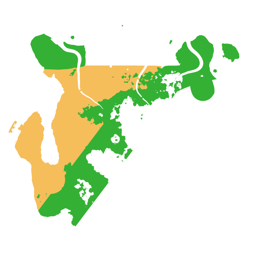 Biome Rust Map: Procedural Map, Size: 3000, Seed: 1550090525