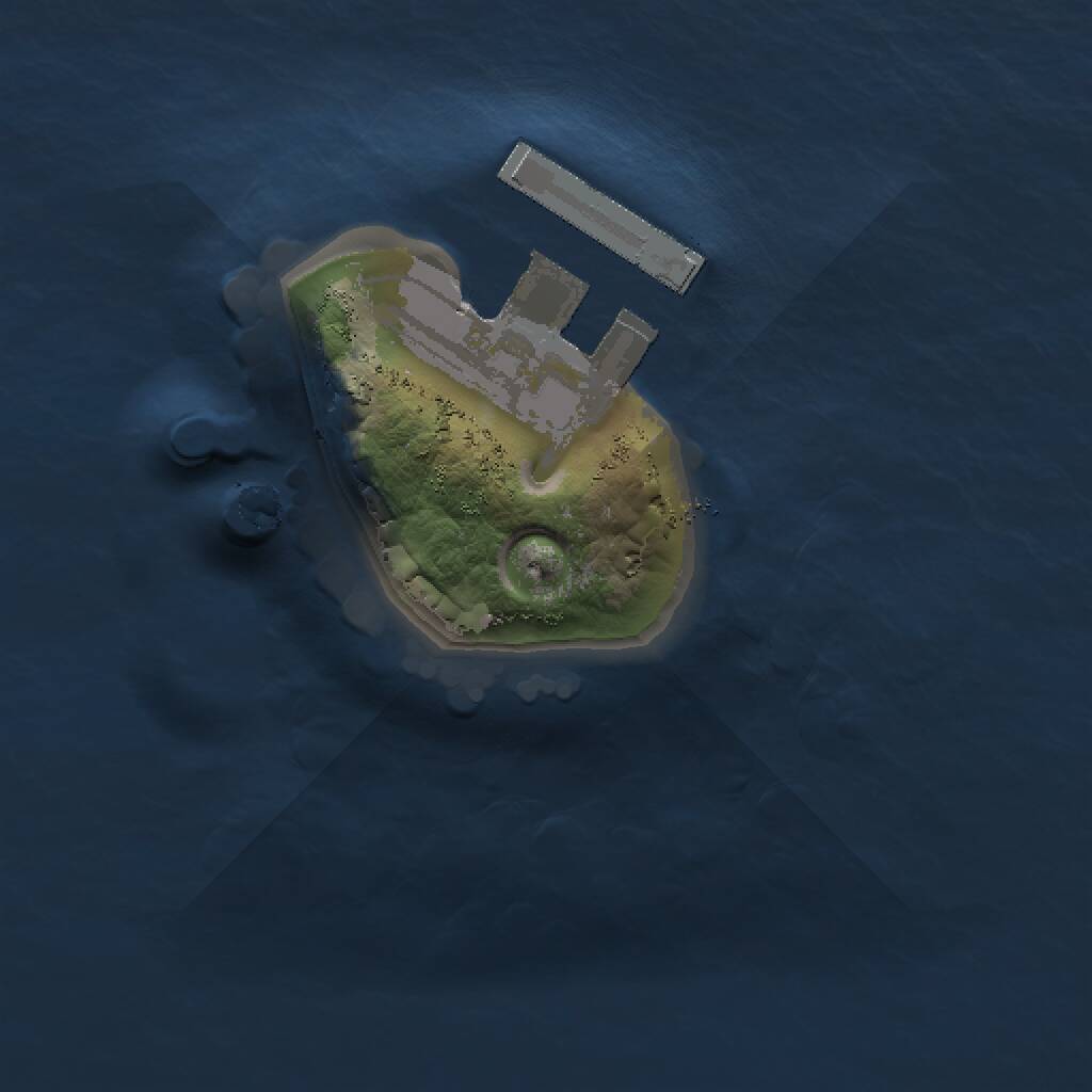 Rust Map: Procedural Map, Size: 1000, Seed: 202890869, 2 Monuments