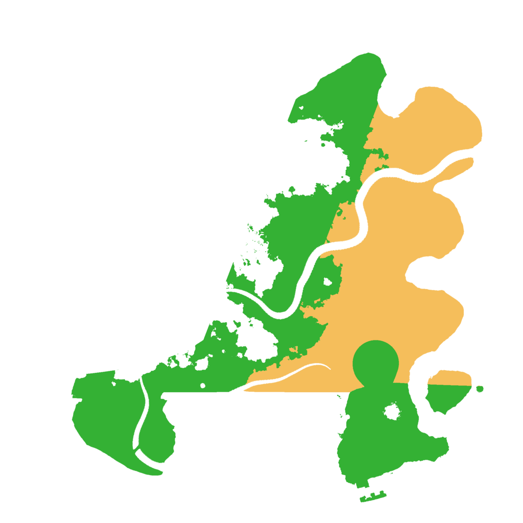 Biome Rust Map: Procedural Map, Size: 3000, Seed: 1350459606