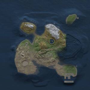 Thumbnail Rust Map: Procedural Map, Size: 2000, Seed: 1312930819, 4 Monuments