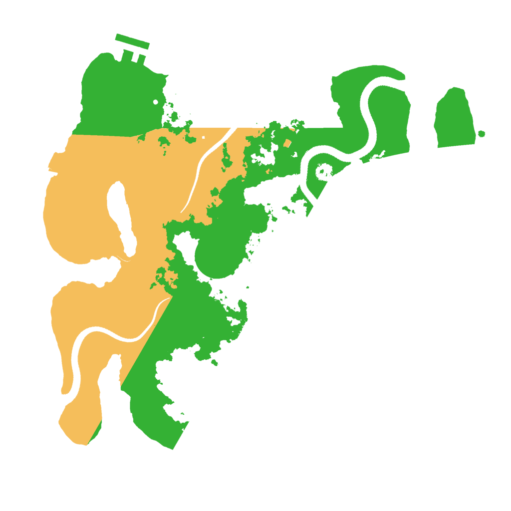 Biome Rust Map: Procedural Map, Size: 3000, Seed: 84277