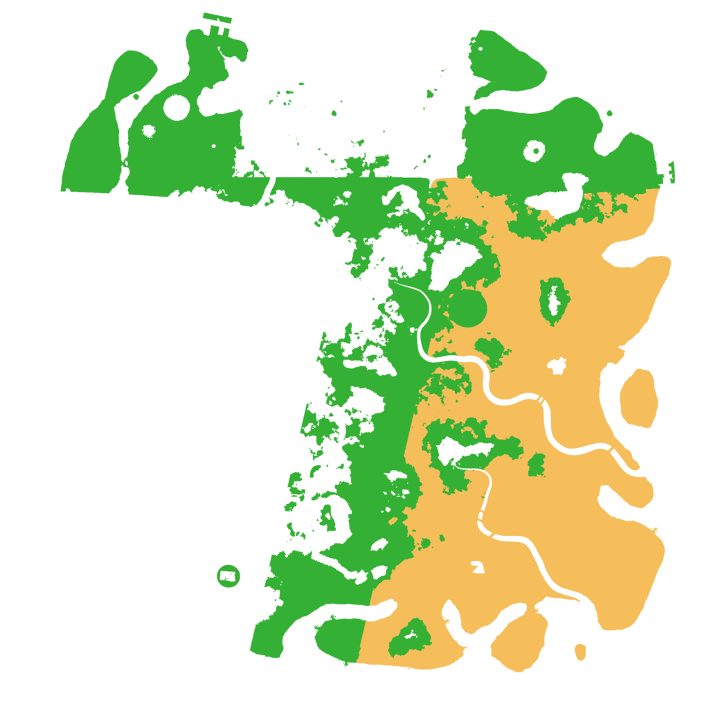 Biome Rust Map: Procedural Map, Size: 5000, Seed: 48293117