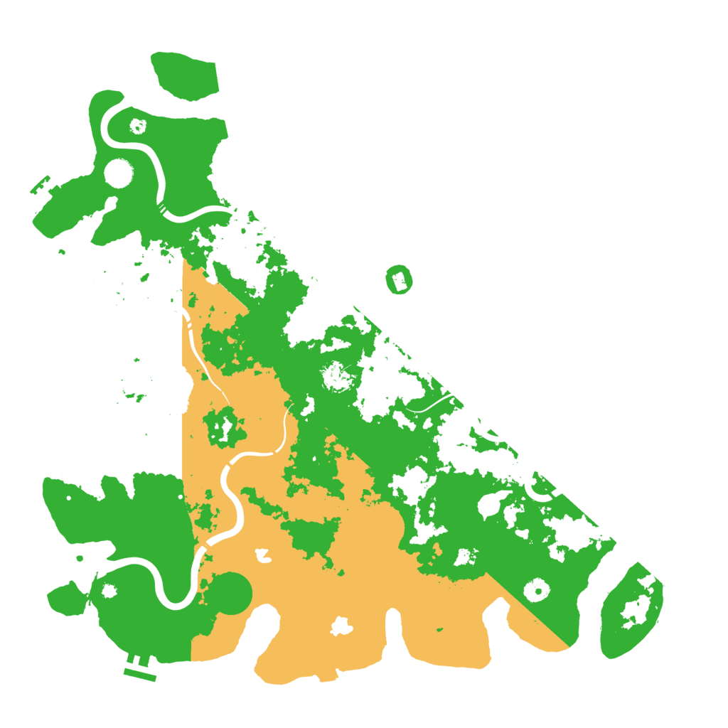 Biome Rust Map: Procedural Map, Size: 4500, Seed: 481930