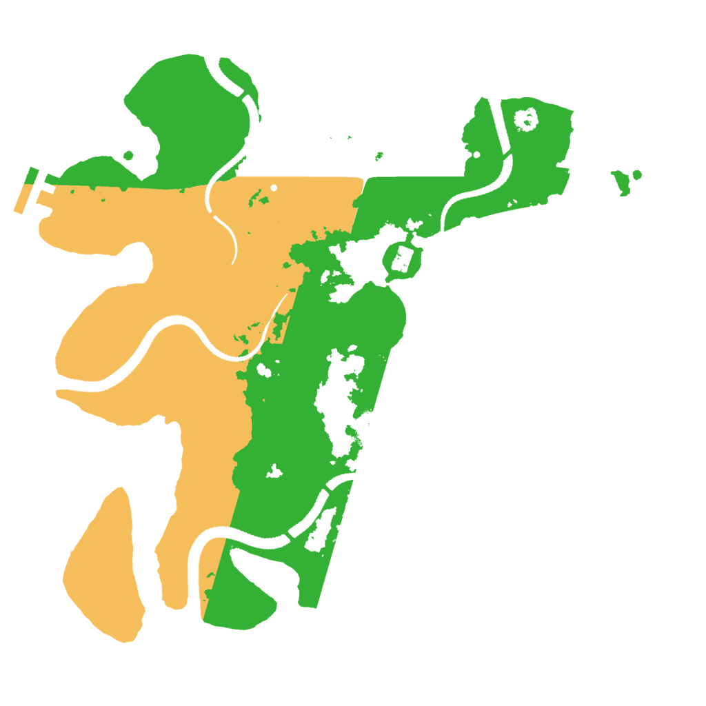 Biome Rust Map: Procedural Map, Size: 3000, Seed: 510205386