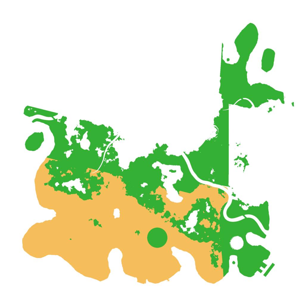 Biome Rust Map: Procedural Map, Size: 4000, Seed: 94147732