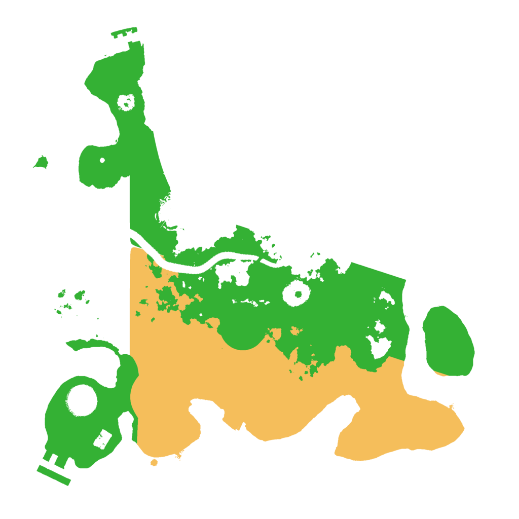 Biome Rust Map: Procedural Map, Size: 3000, Seed: 28549