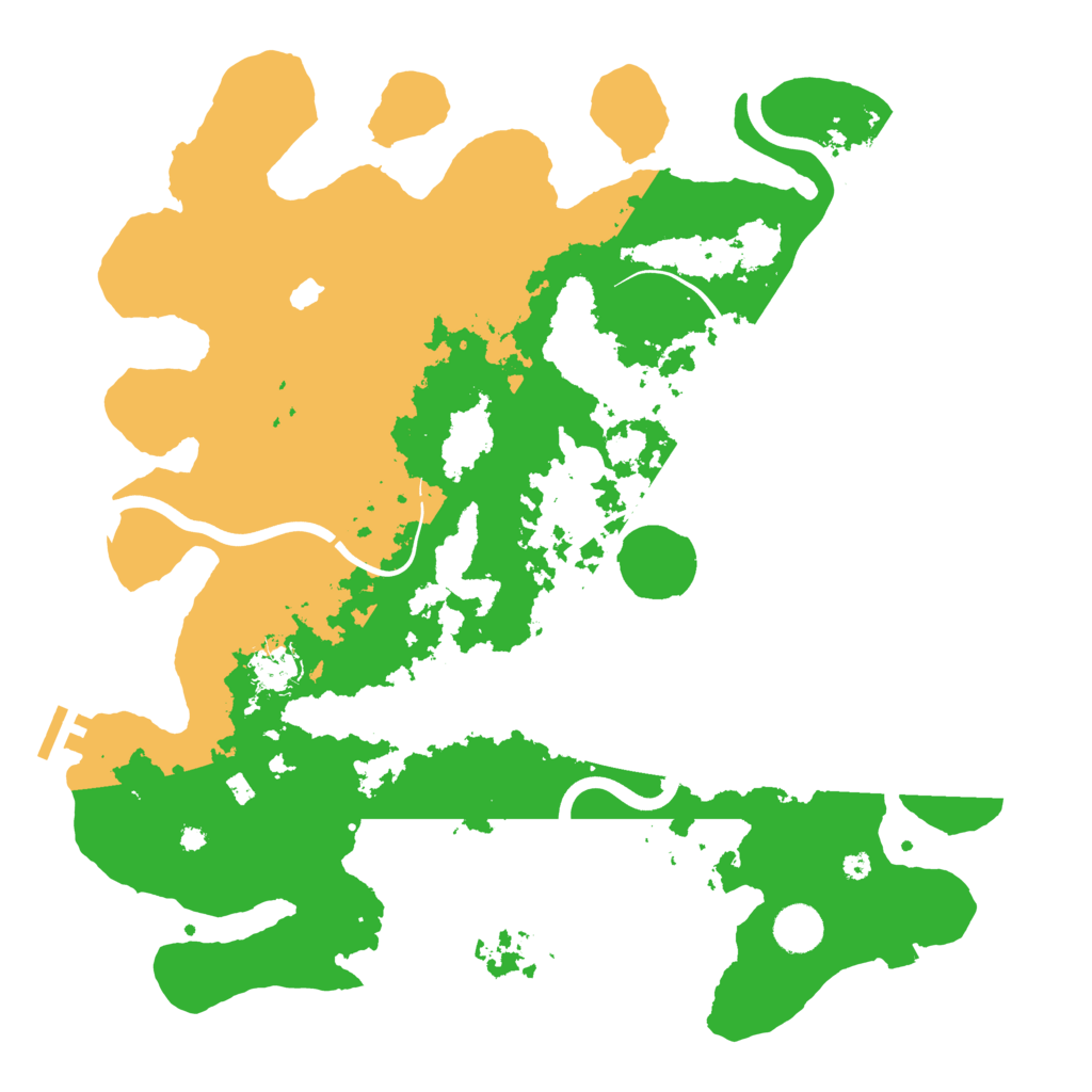 Biome Rust Map: Procedural Map, Size: 4000, Seed: 123435454