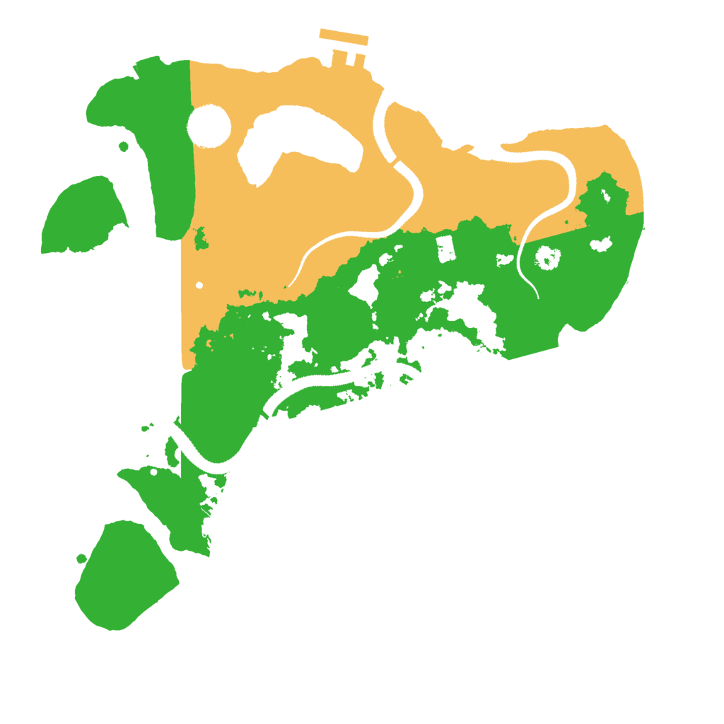 Biome Rust Map: Procedural Map, Size: 2997, Seed: 49997