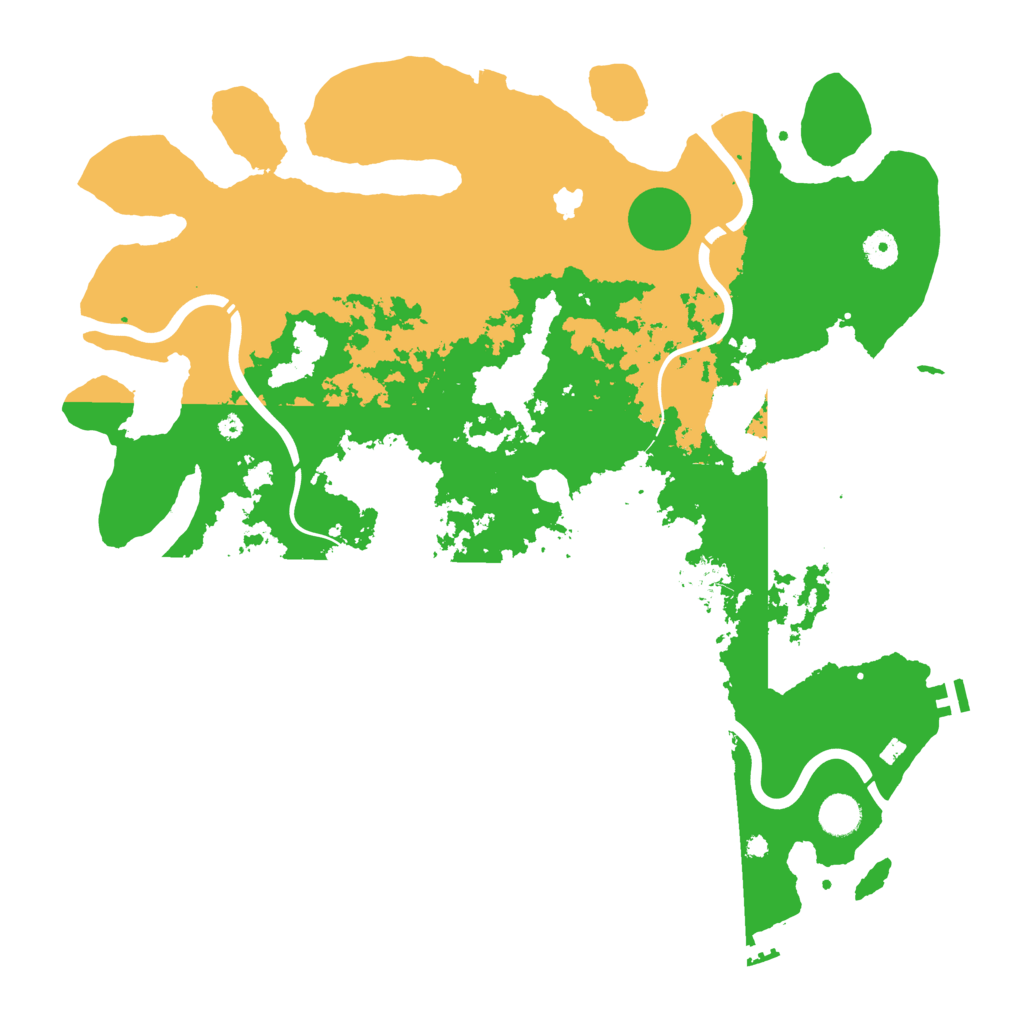 Biome Rust Map: Procedural Map, Size: 4300, Seed: 398634