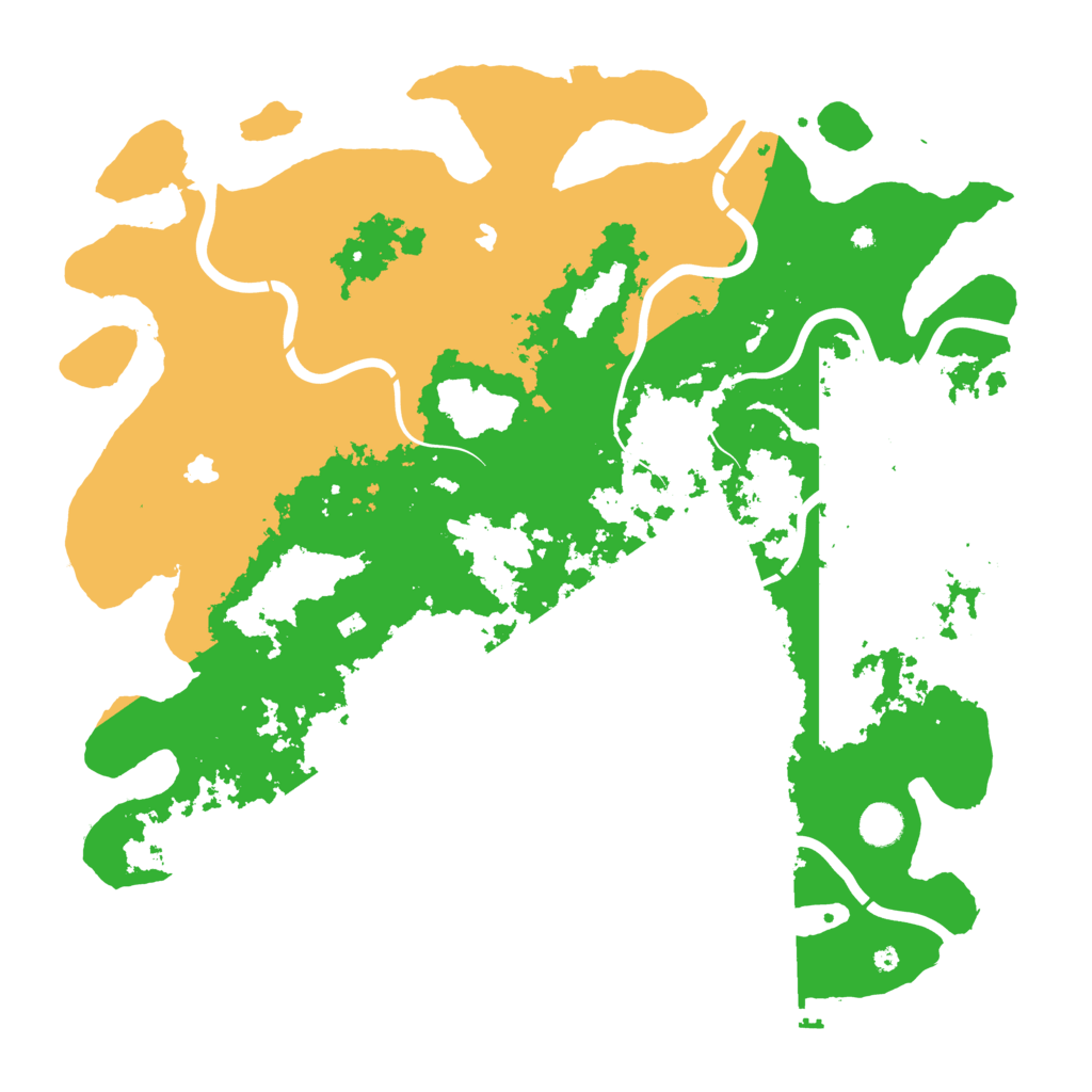 Biome Rust Map: Procedural Map, Size: 4500, Seed: 2084126565