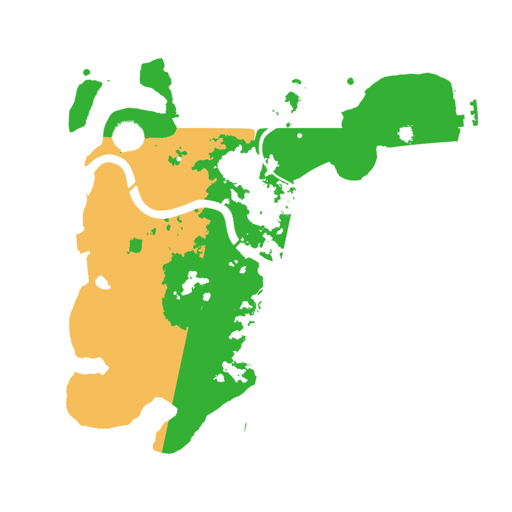 Biome Rust Map: Procedural Map, Size: 2998, Seed: 49998