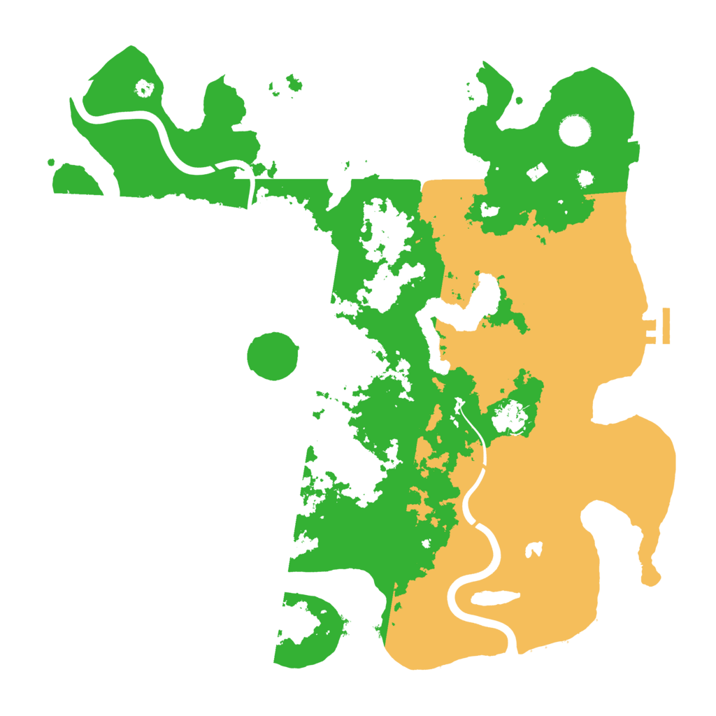 Biome Rust Map: Procedural Map, Size: 4000, Seed: 67382348