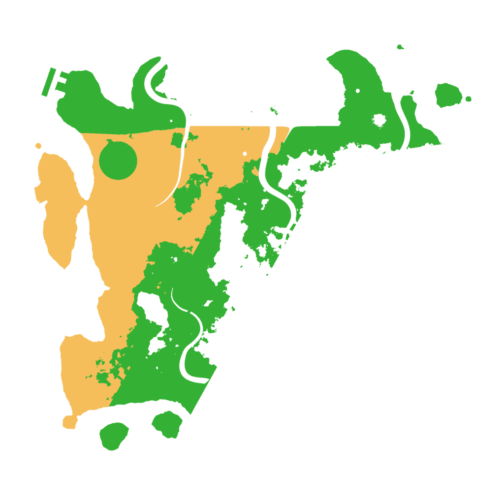 Biome Rust Map: Procedural Map, Size: 3500, Seed: 401685412