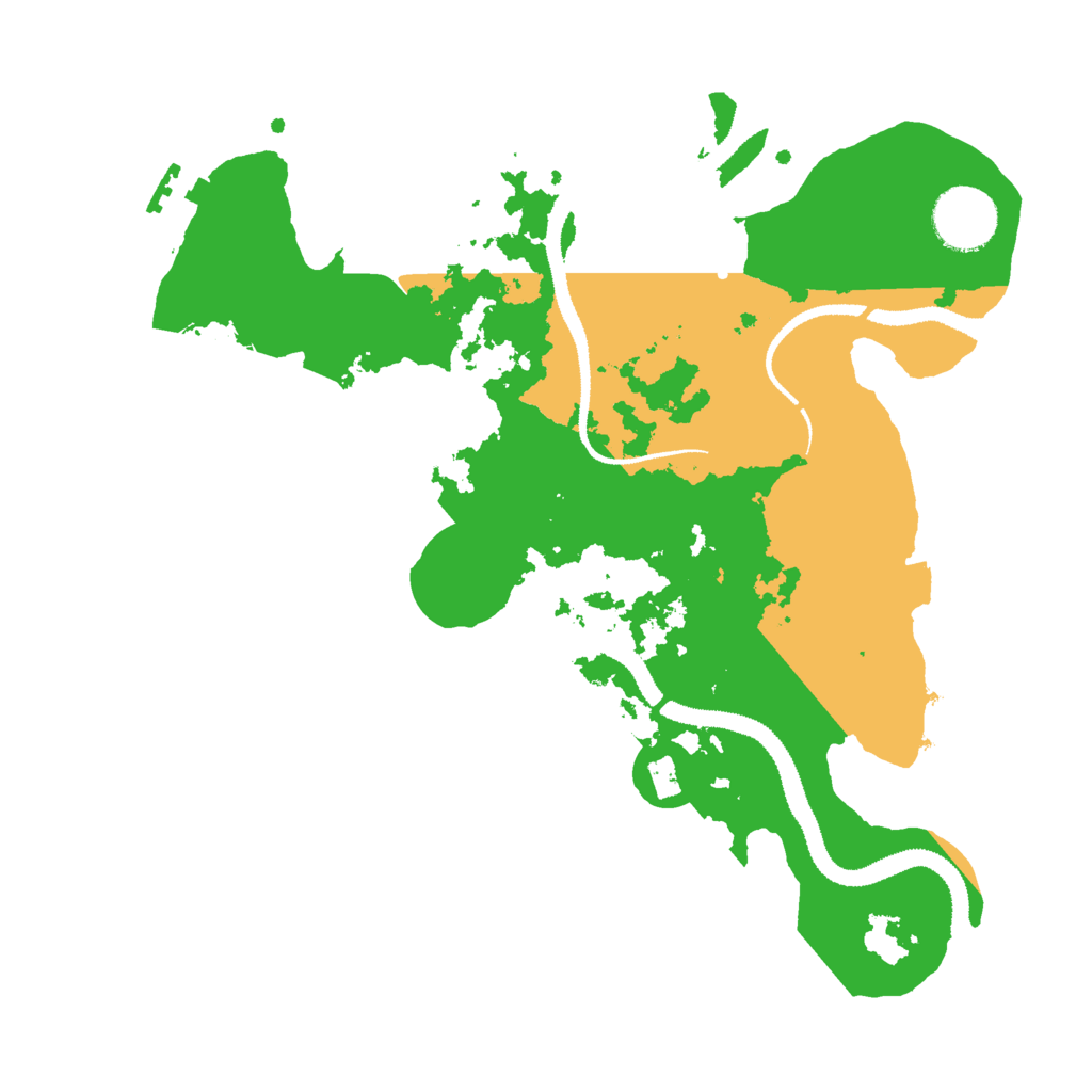 Biome Rust Map: Procedural Map, Size: 3000, Seed: 1141723814