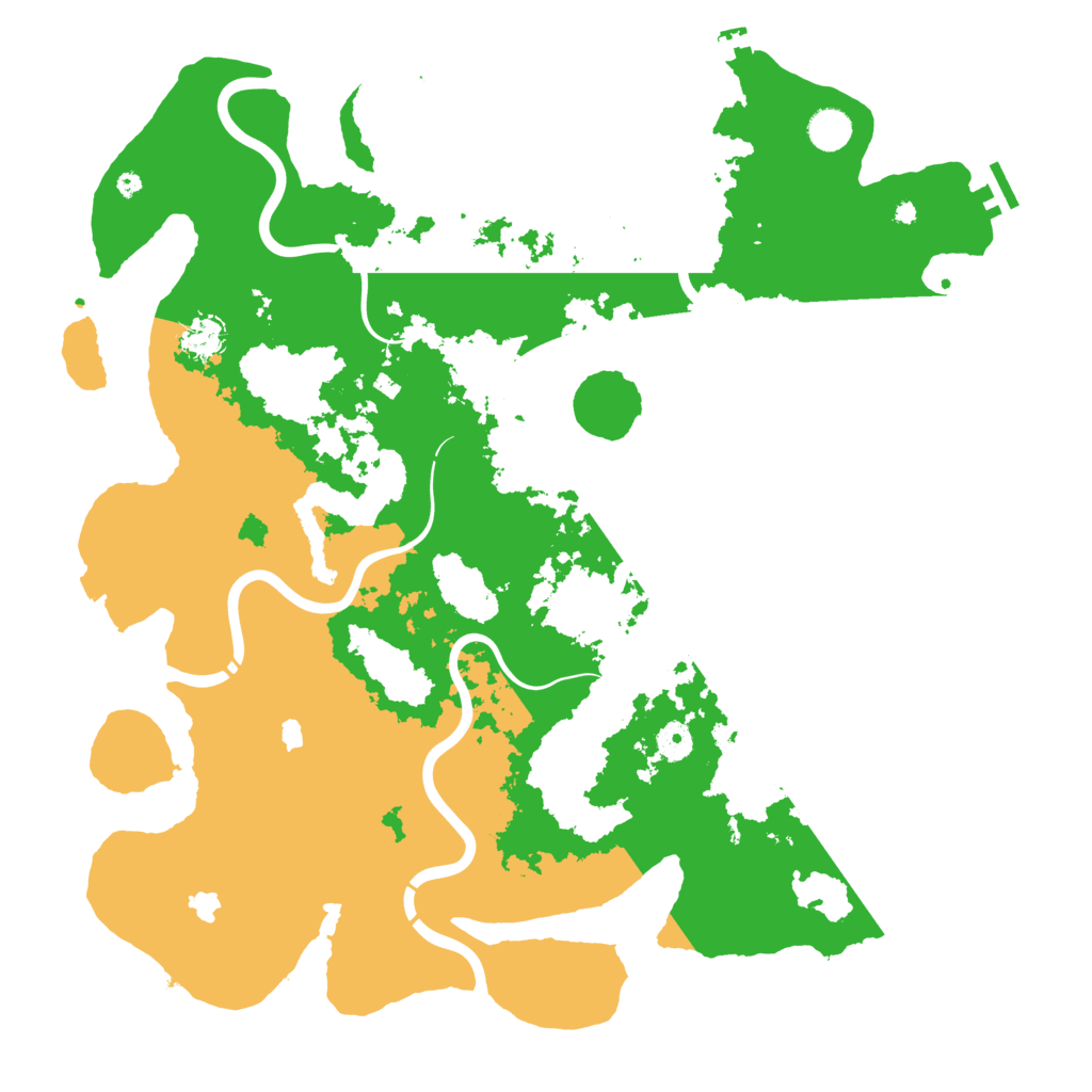Biome Rust Map: Procedural Map, Size: 4500, Seed: 1220731640