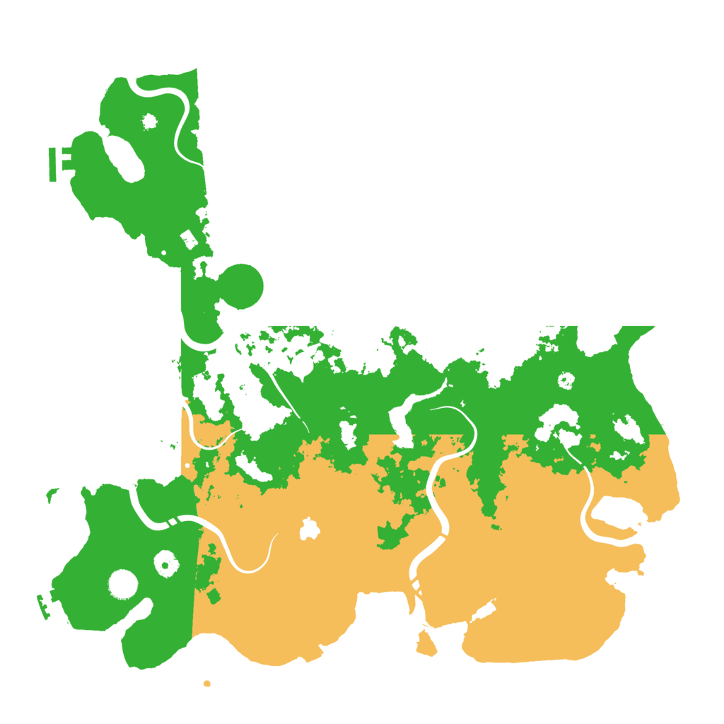 Biome Rust Map: Procedural Map, Size: 4300, Seed: 691815126