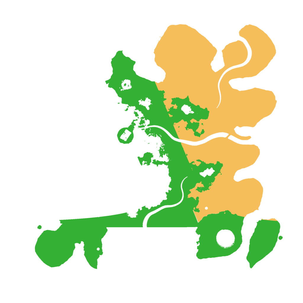 Biome Rust Map: Procedural Map, Size: 3000, Seed: 324055995
