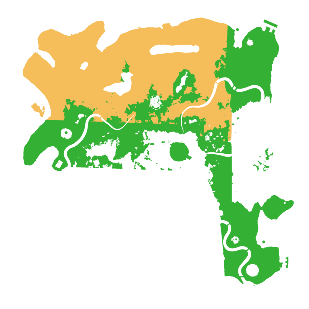 Biome Rust Map: Procedural Map, Size: 4321, Seed: 4321