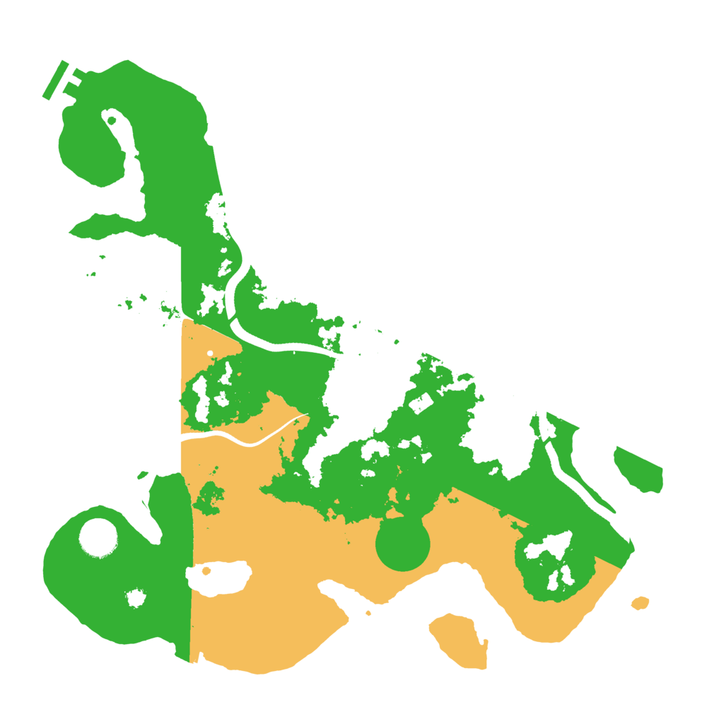 Biome Rust Map: Procedural Map, Size: 3500, Seed: 1537308139