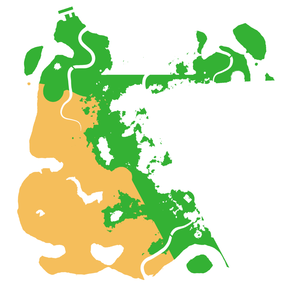 Biome Rust Map: Procedural Map, Size: 4000, Seed: 717982102